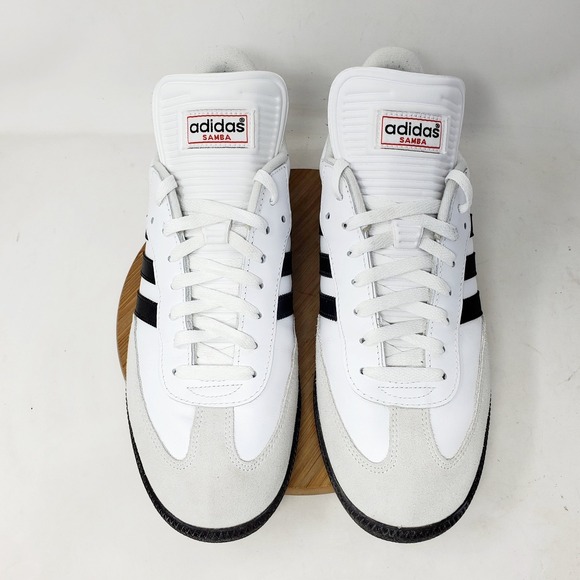Adidas Samba OG Shoes Mens 12 White Black Soccer Low Turf Indoor Sneaker - Picture 4 of 14